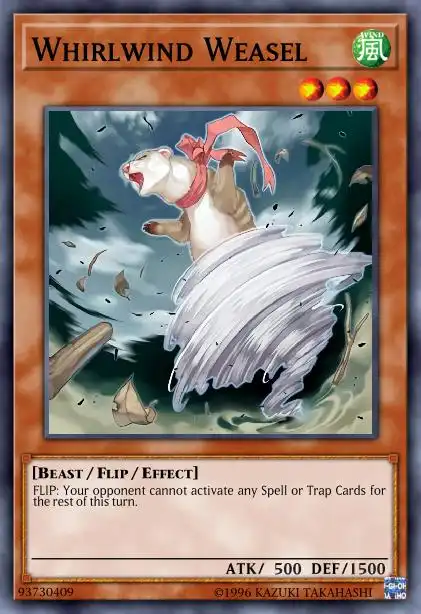 Edison Rulings for Whirlwind Weasel